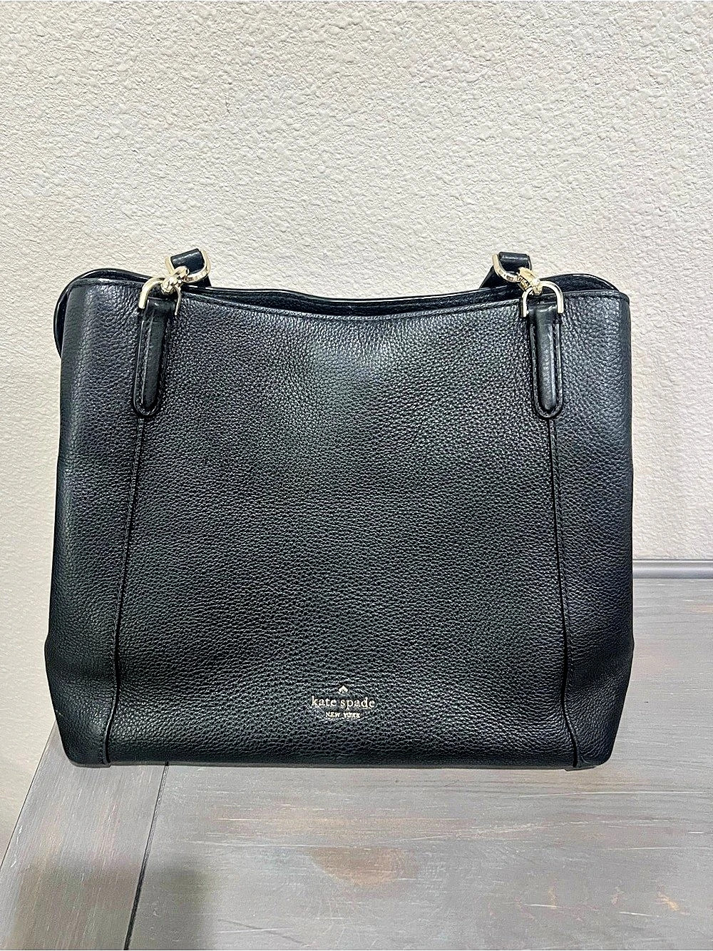 Kate Spade Monet Large Triple Compartment Tote Black